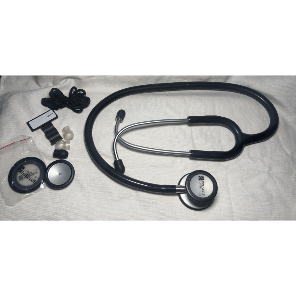 Prestige Medical Dual Head Stethoscope Bell & Diaphragm with Accessories